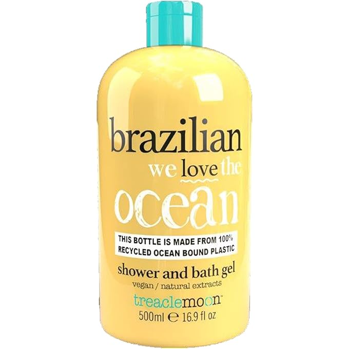 Treaclemoon Brazilian Love Bath and Shower Gel, 500ml | Brazilian Citrus and Guarana Extract | Gentle & Indulgent | Long-Lasting Fragrance | Dermatologically Tested | Vegan & Cruelty-Free